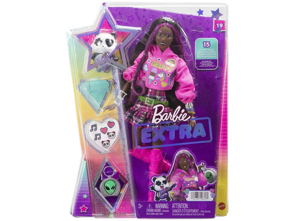 Barbie Extra Conjunto Rosa Mattel HKP93