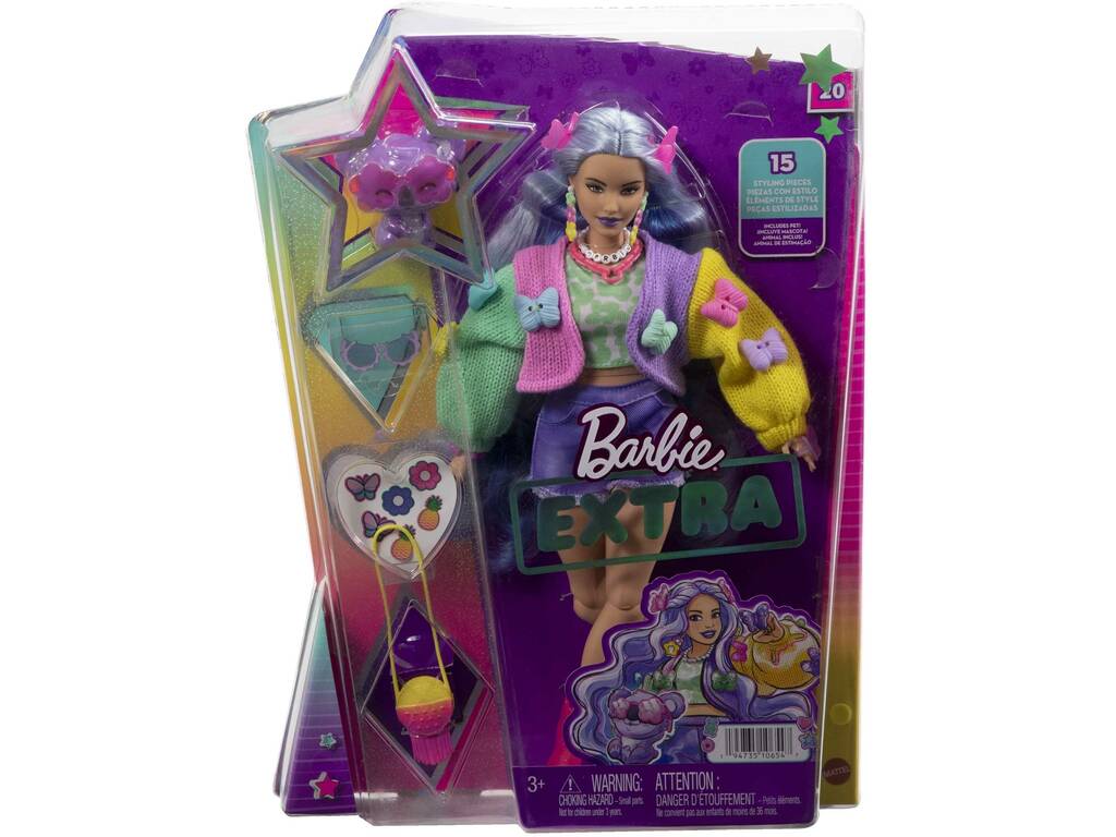 Barbie Extra Borboleta Mattel HKP95