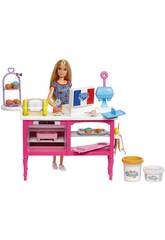 Barbie It Takes Two Bambola con pasticceria Mattel HJY19
