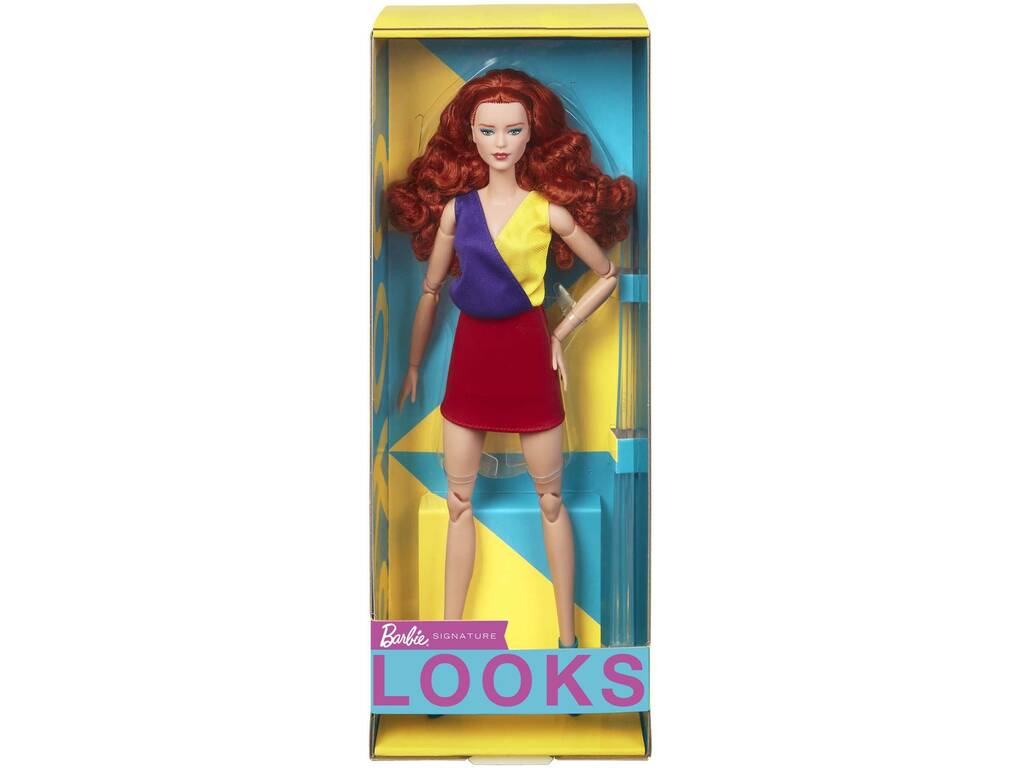 Barbie Signature Looks Boneca Barbie Ruiva Mattel HJW80