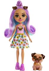 Enchantimals City Tails Puppe Penna Pug und Trusty Mattel HKN11