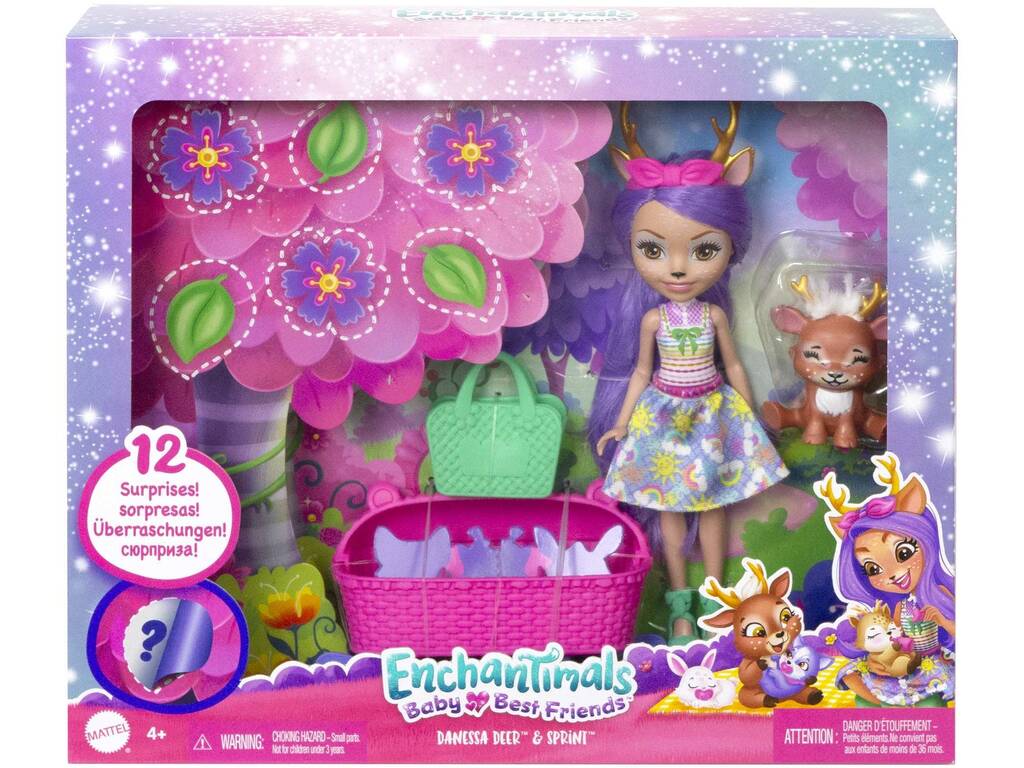  Enchantimals Baby Best Friends Danessa Deer et Sprint Mattel HLK84 