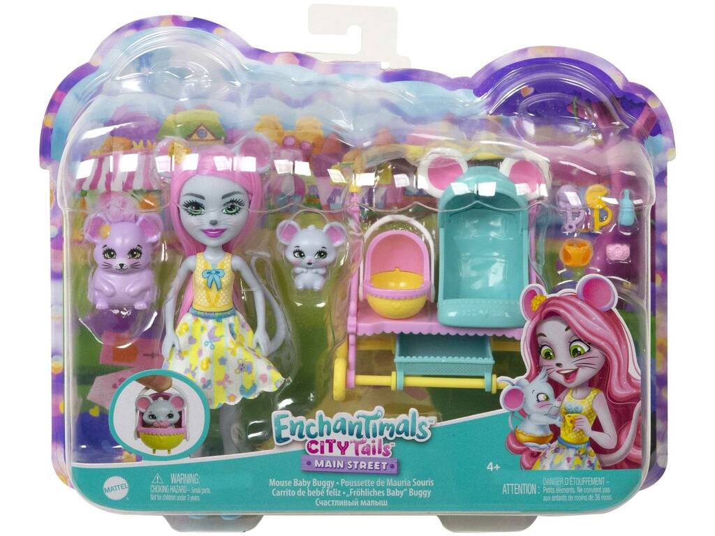 Enchantimals City Tails Happy Kinderwagen Mattel HKR57