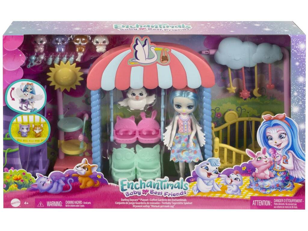 Enchantimals Baby Best Friends Süßes Kinderzimmer Mattel HLH23