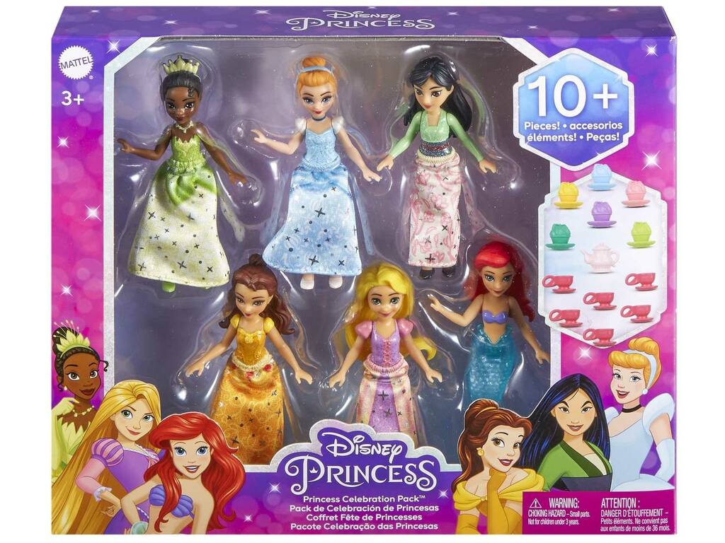Disney-Prinzessinnen-Prinzessinnen-Feierpaket Mattel HLW91