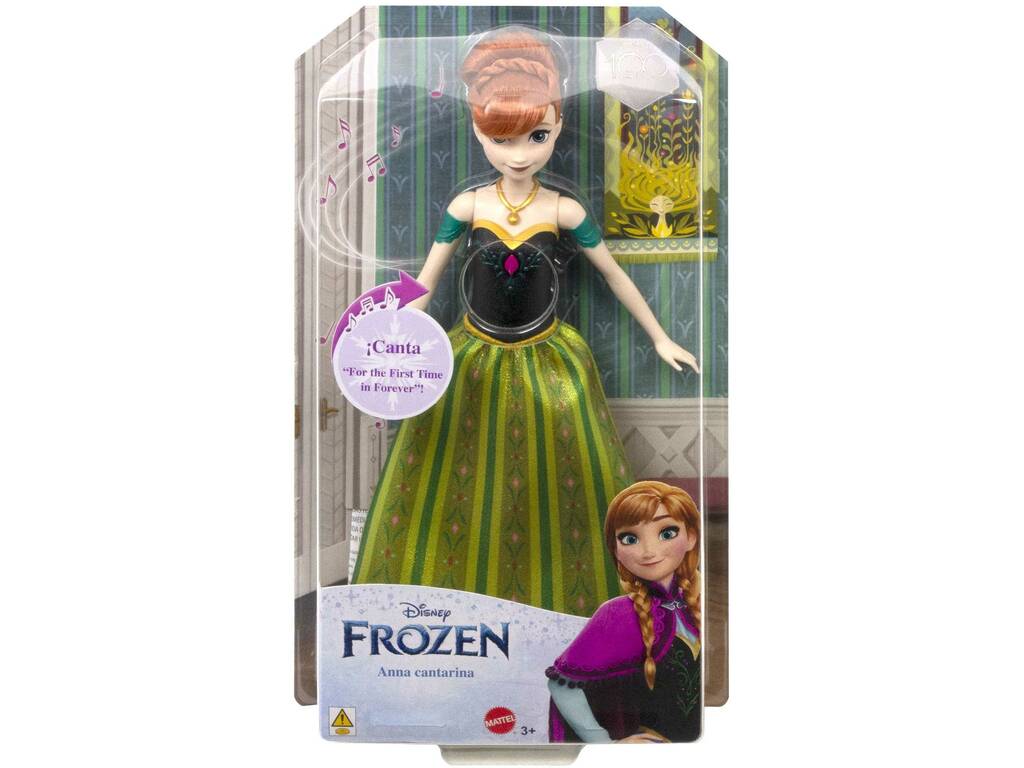 Frozen Boneca Anna Cantarina Mattel HMG43