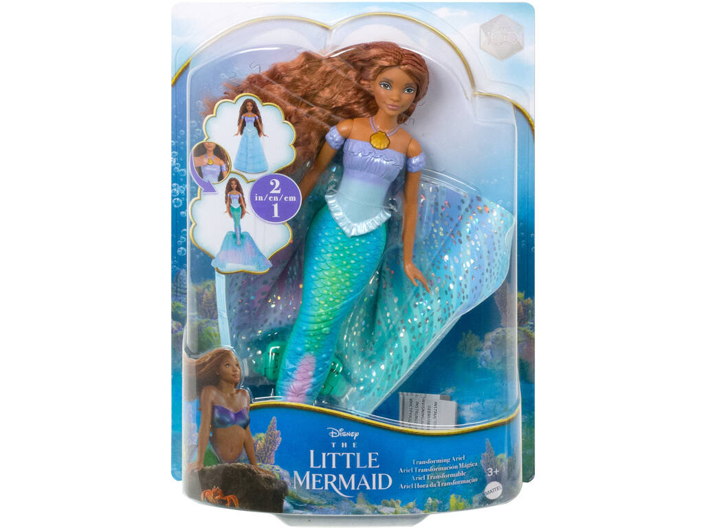 Disneys Die kleine Meerjungfrau Puppe Die Verwandlung von Ariel Mattel HLX13