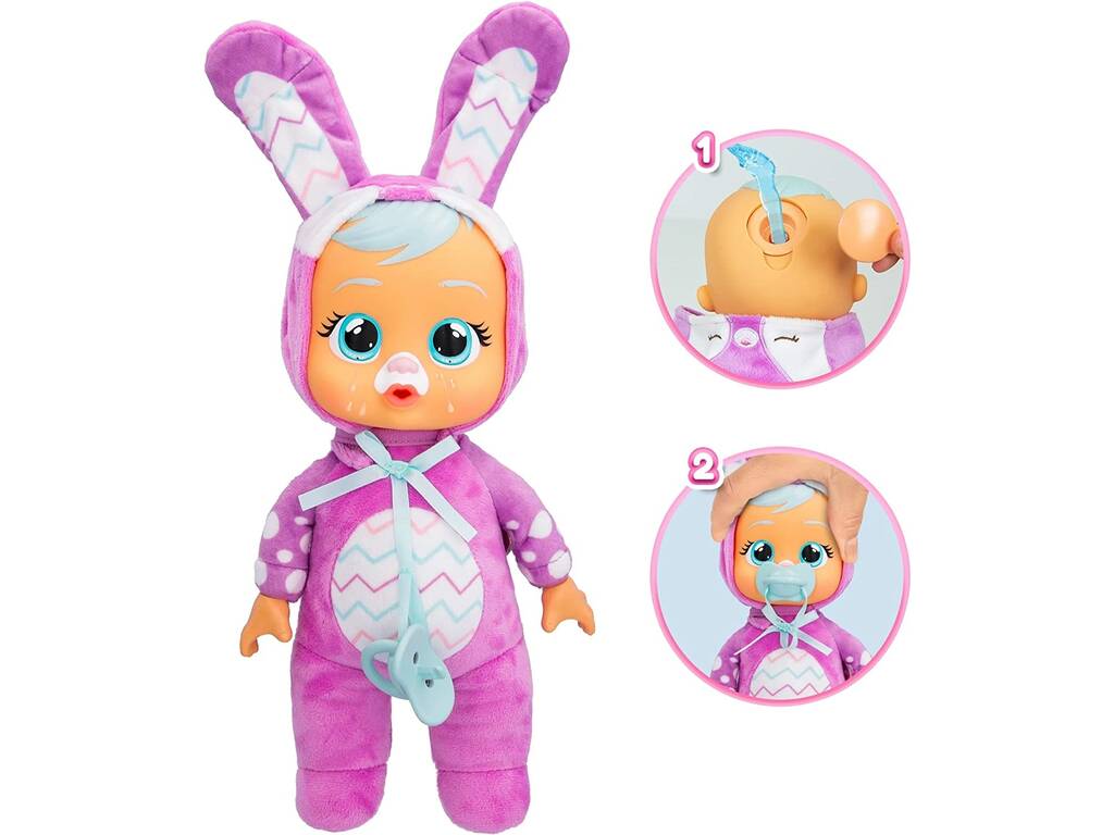 Cry Babies Tiny Cuddles Bunnies Puppe Lily IMC Toys 908581