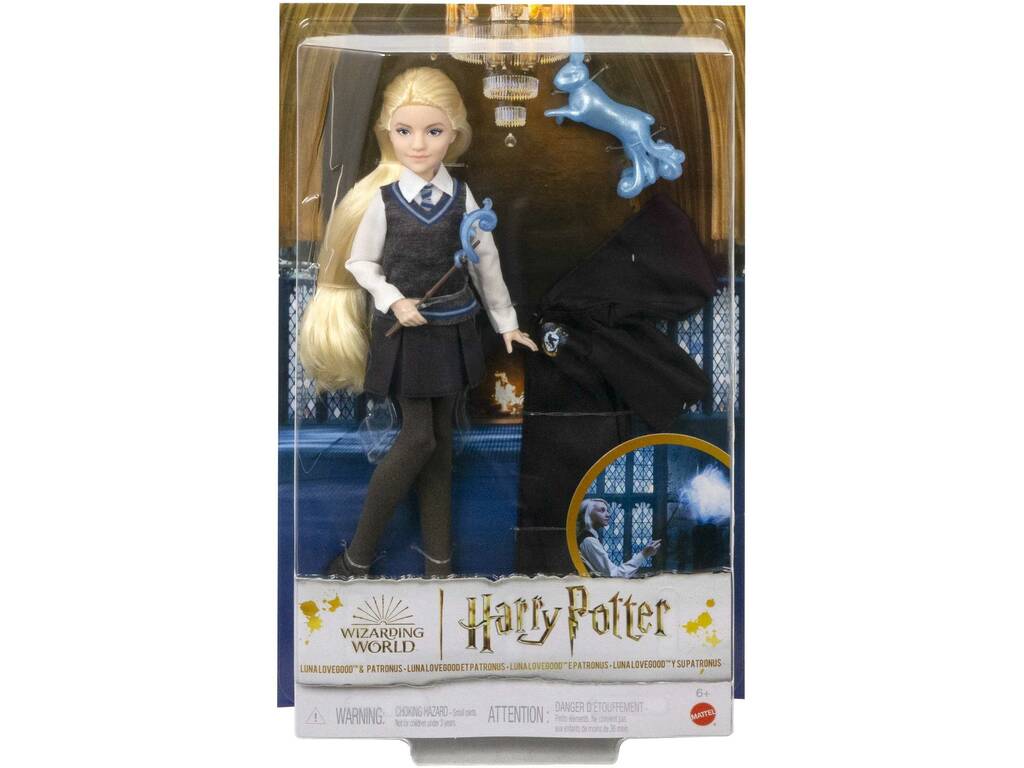 Harry Potter Muñeca Luna Lovegood y Su Patronus Mattel HLP96