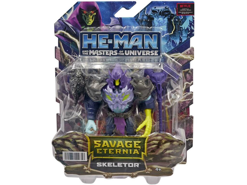 Figurine des Maîtres de l'Univers Skeletor Savage Eternia Mattel HLF52