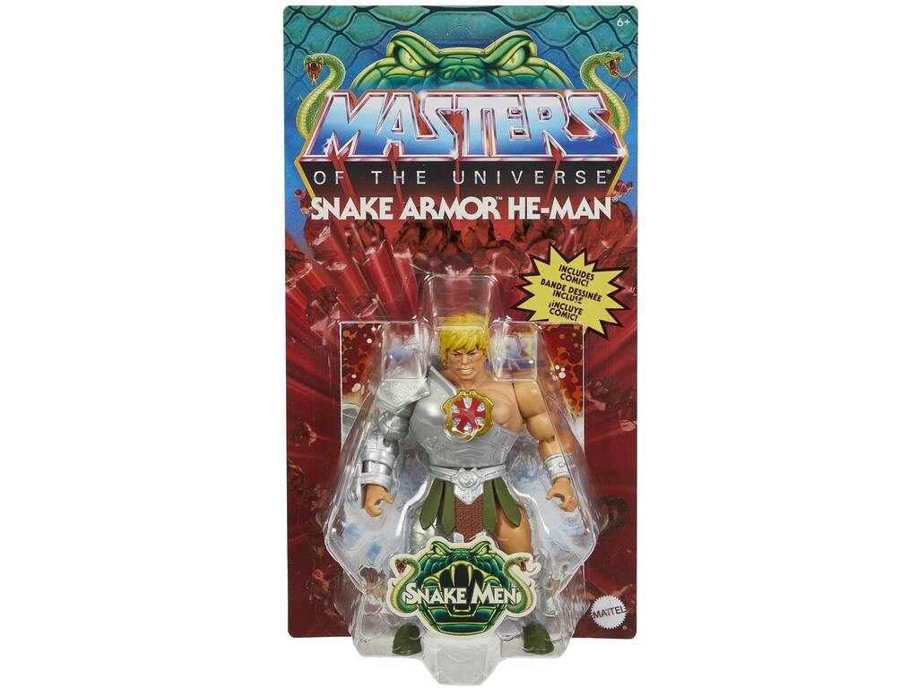 Masters Del Universo Figura Snake Armor He-Man Mattel HKM64