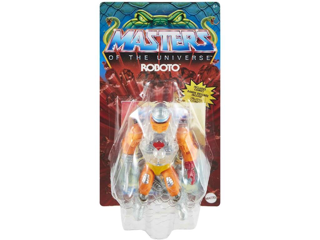 Masters Del Universo Figura Roboto Mattel HKM69