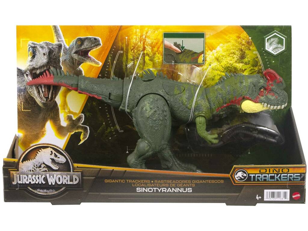 Jurassic World Rastreadores Gigantes Synotyrannus Mattel HLP25
