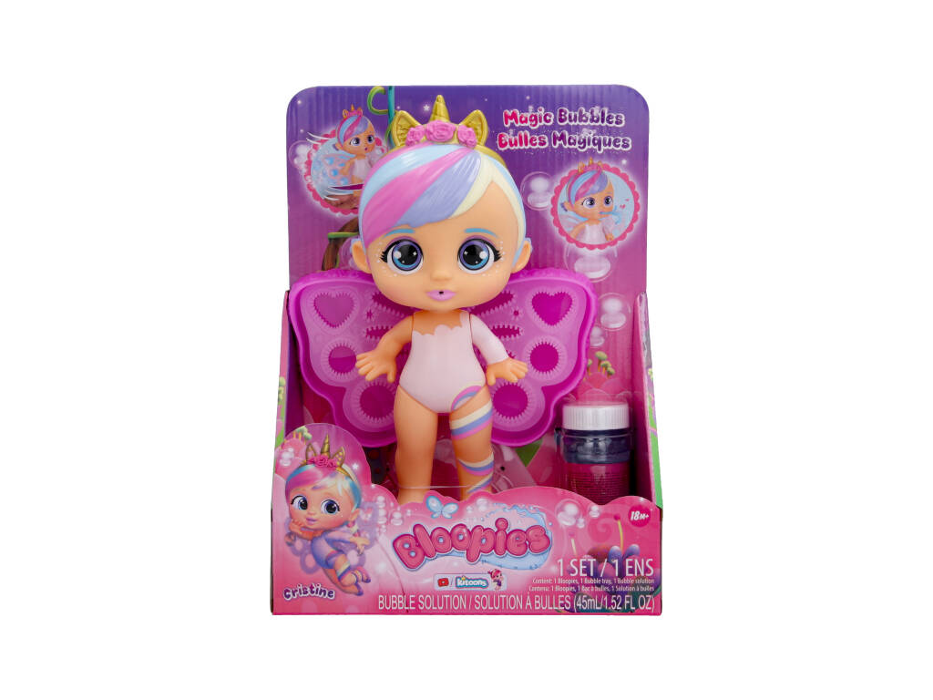 Bloopies Fairies Magic Bubbles Boneca Cristine IMC Toys 87835
