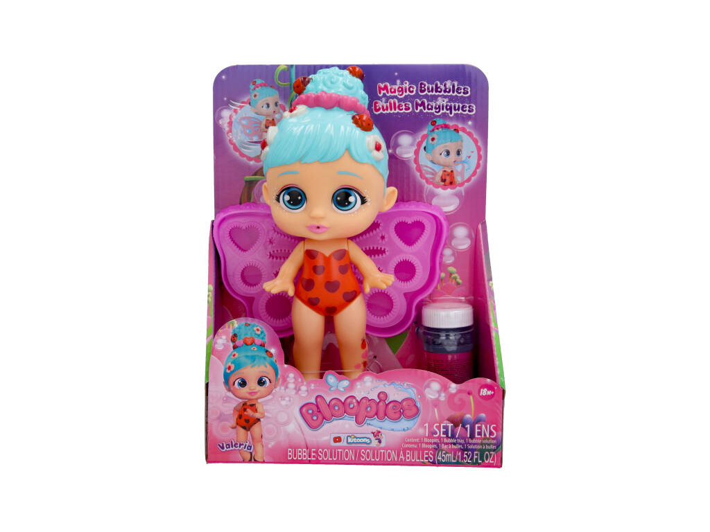 Bloopies Fairies Magic Bubbles Valeria Doll IMC Toys 87842