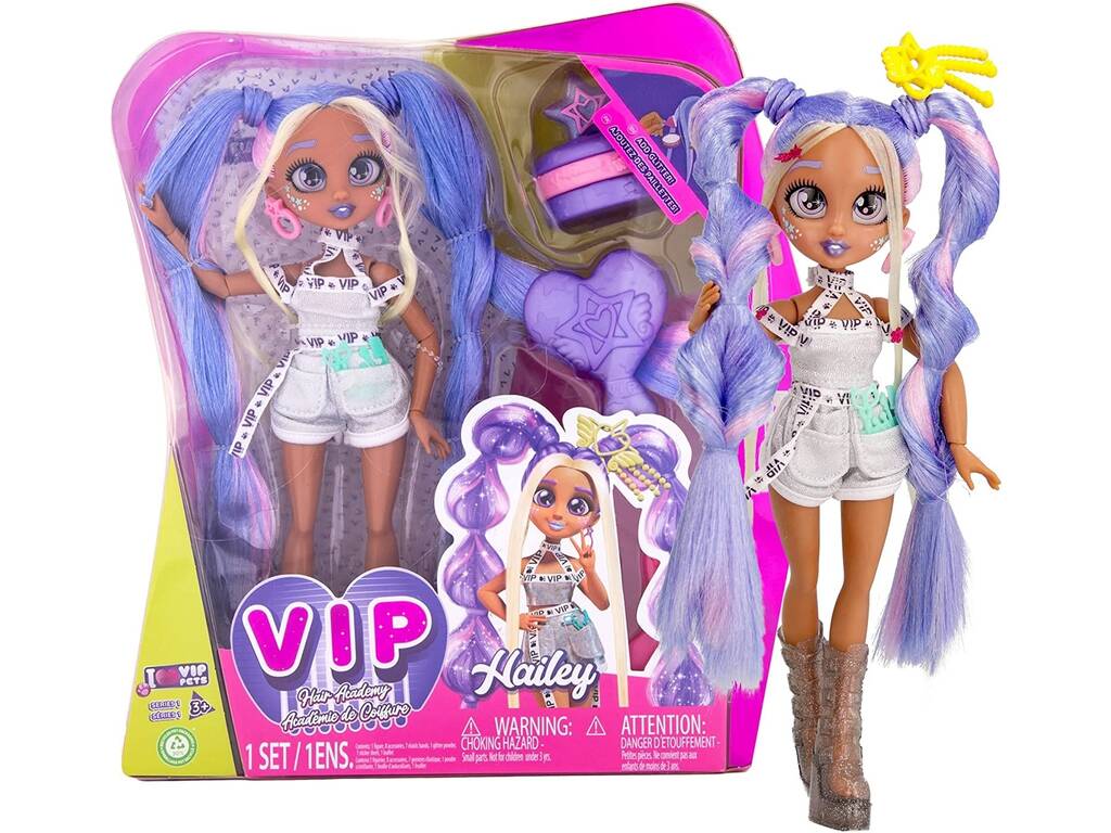 Acheter J'adore la poupée Hailey de VIP Pets VIP Hair Academy par IMC ...