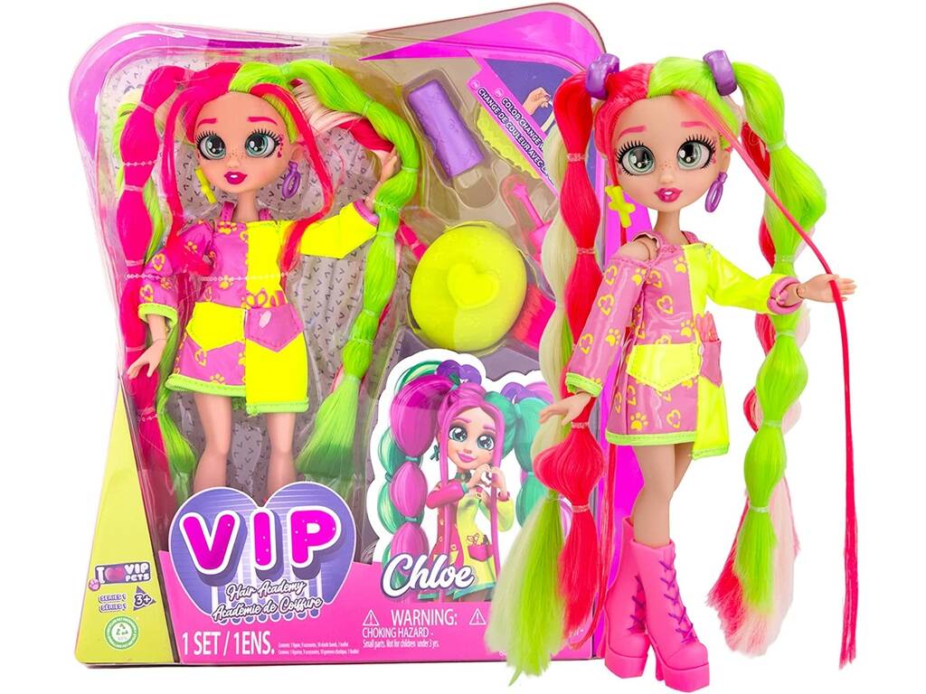 Ich liebe VIP Pets VIP Hair Academy Chloe Doll IMC Toys 715226