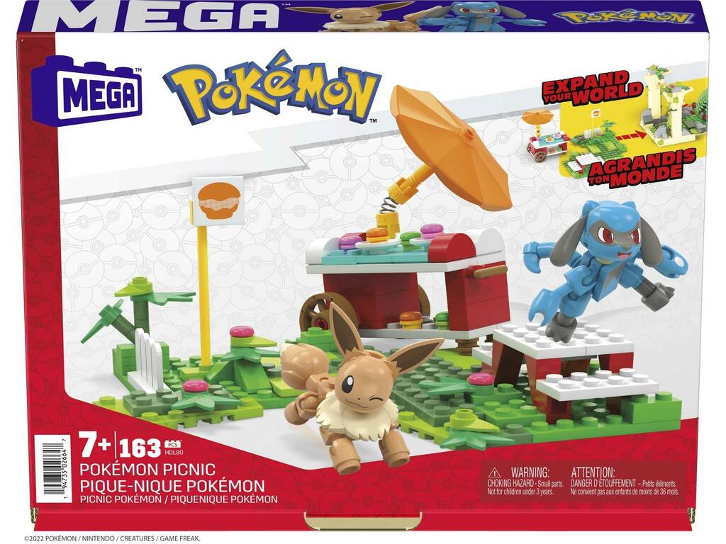 Pokémon Mega Pack Picknick-Pokémon mit Evoli und Riolu Mattel HDL80