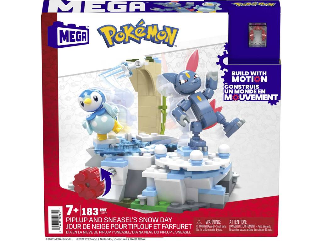 Pokémon Mega Pack Snow Day of Piplup et Sneasel Mattel HKT20