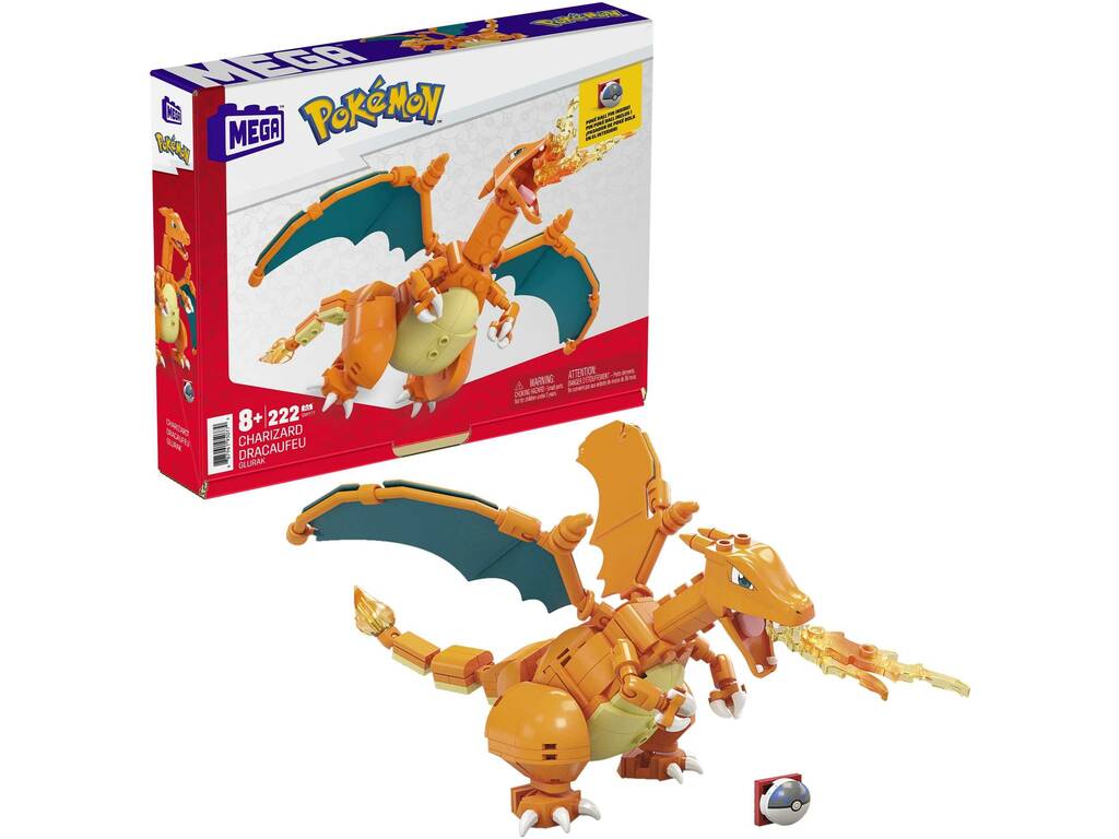 Pokémon Méga-figure Charizard Mattel GWY77