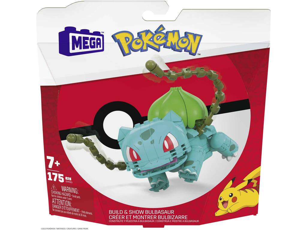 Pokémon Mega Construx Figurine Bulbizarre Mattel GVK83