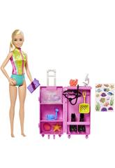 Barbie Você Pode Ser Bióloga Marinha Loira de Mattel HMH26