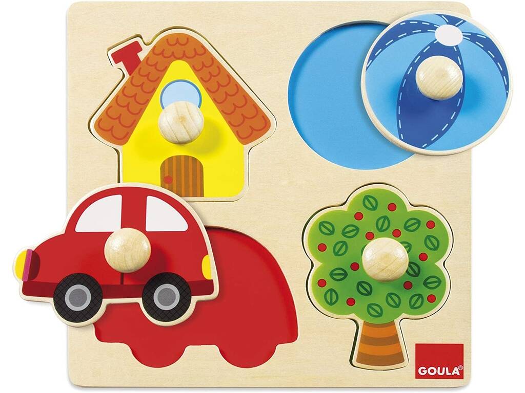 Puzzle Goula Madera Color Diset 53015