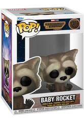 Funko Pop Guardianes de la Galaxia Volumen 3 Baby Rocket con Cabeza Oscilante Funko 67516