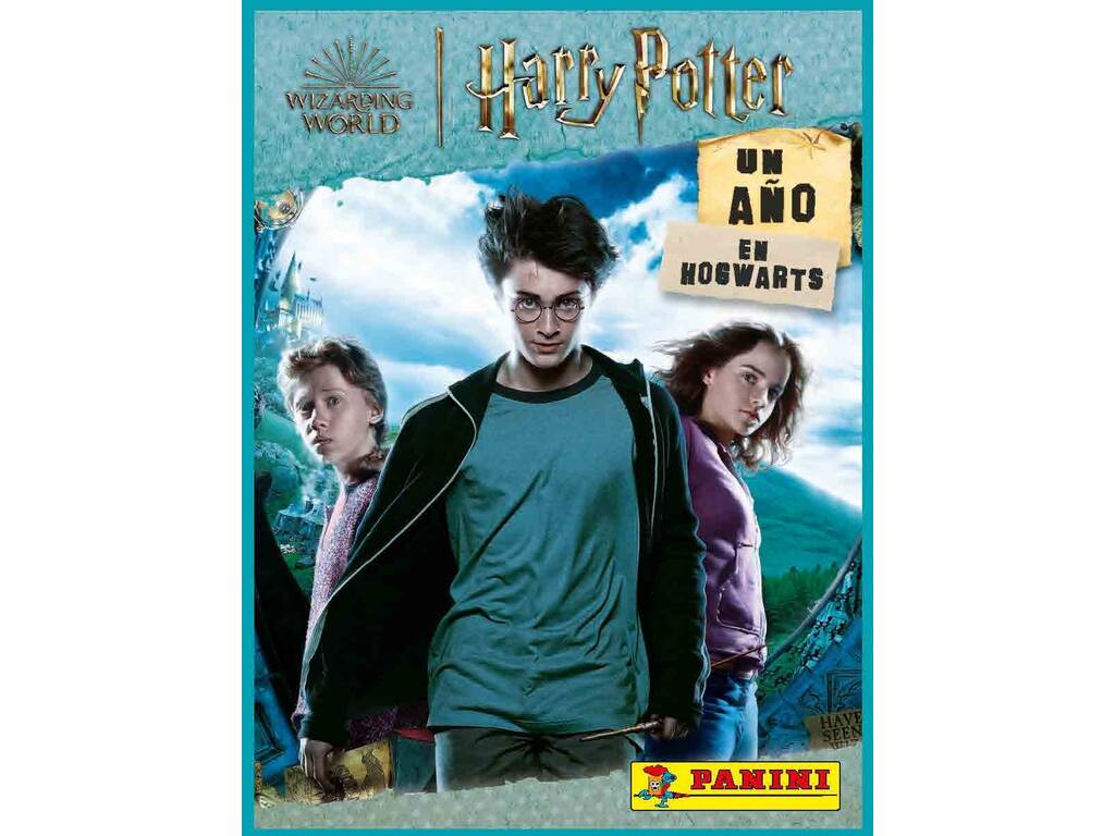 Harry Potter Ein Jahr in Hogwarts Starter Pack-Album mit 4 Panini-Umschlägen