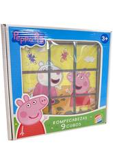 Peppa Pig Puzzle 9 Cubos Cefa Toys 88320