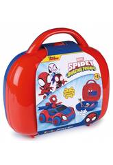 Spiderman Maletín Spidey con Vehículo y Herramientas Smoby 7600360905