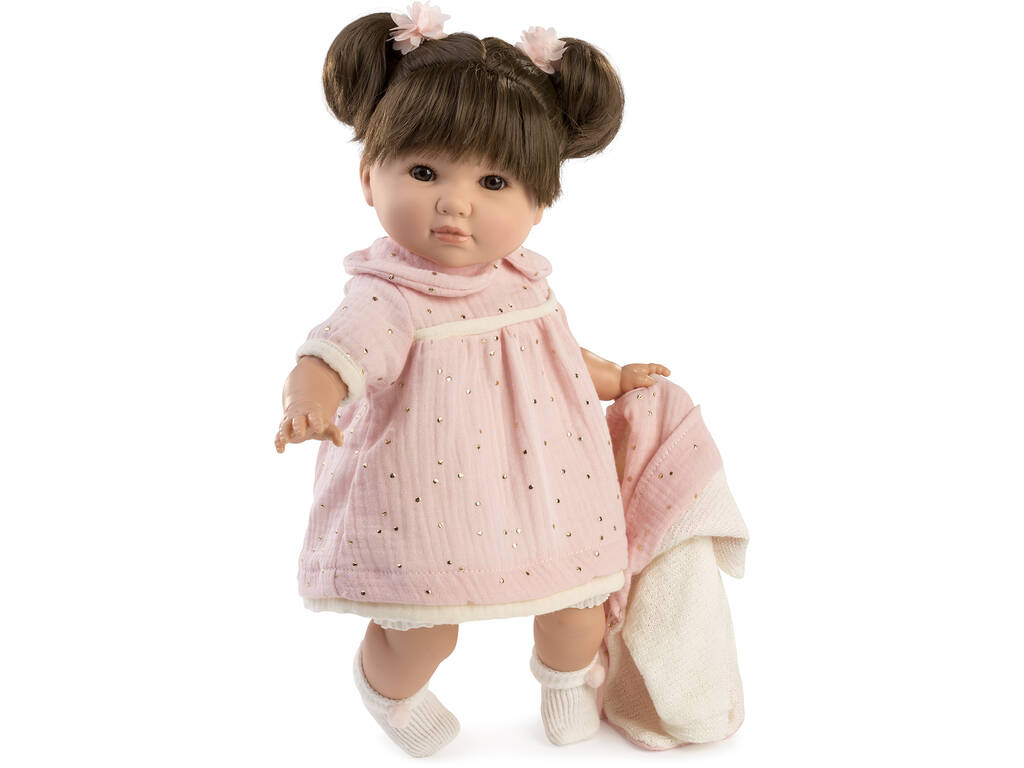 Sprechende Sandra-Puppe 42 cm. Rosa Berbesa-Jacke 4423