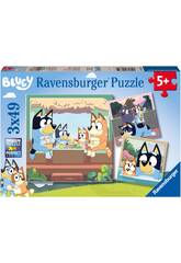 Puzzle Bluey 3x49 Pezzi Ravensburger 05685