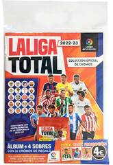 La Liga Total Pack Promotion Album avec 4 Enveloppes Panini