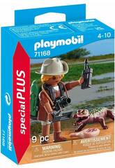 Playmobil Special Plus Investigador Com Jacar de Playmobyl 71168