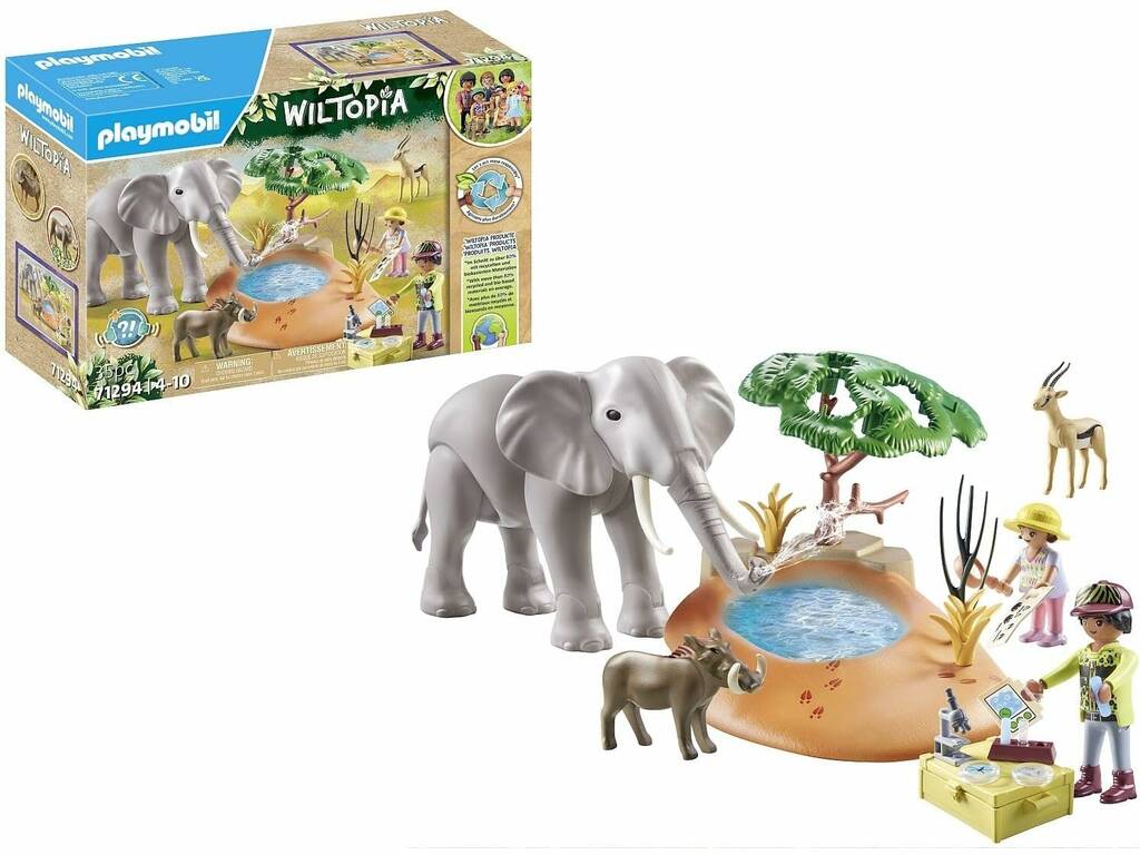 Playmobil Wiltopia Elefant im Teich 71294