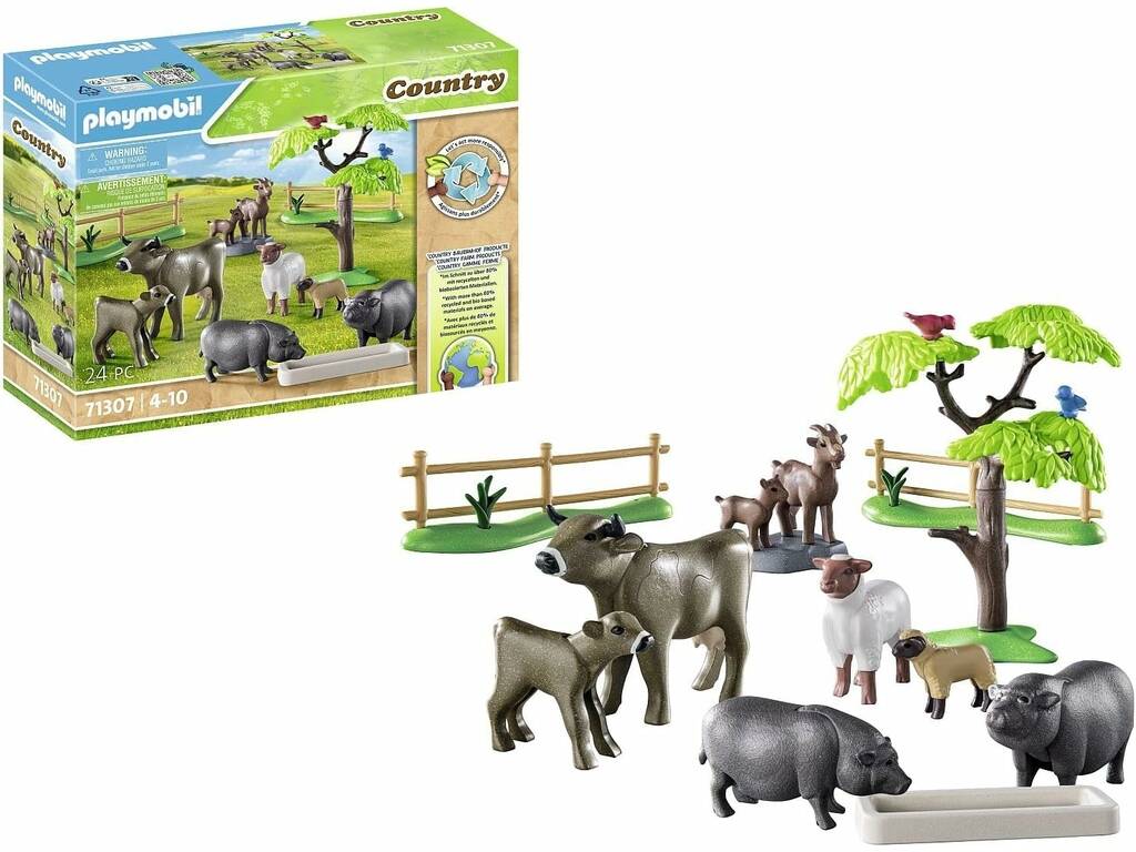 Playmobil Fazenda Set Animais de Playmobil 71307