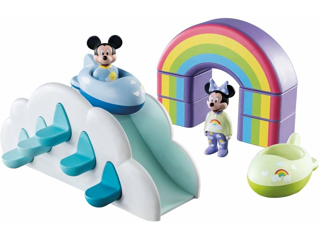 Playmobil 1,2,3 Disney Mickey And Friends Haus in den Wolken 71319