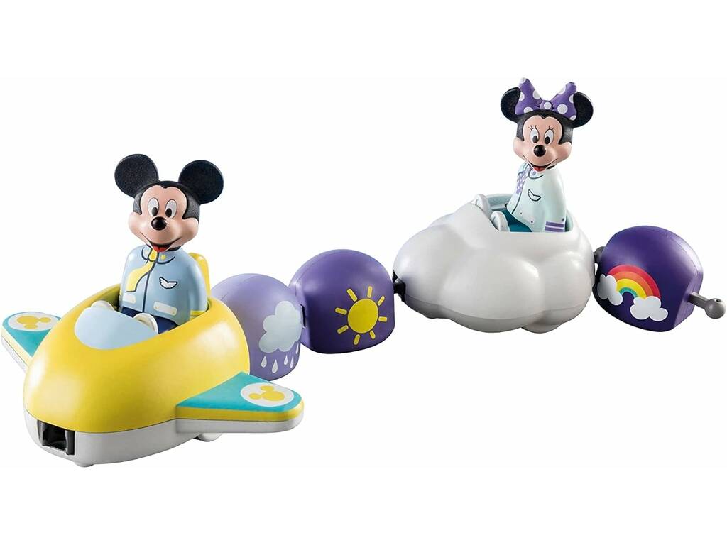 Playmobil 1,2,3 Disney Mickey And Friends Cloud Train 71320