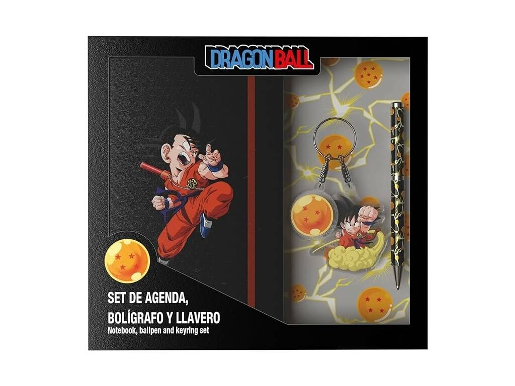 Dragon Ball Set Agenda, Bolígrafo y Llavero CYP SET-01-DB