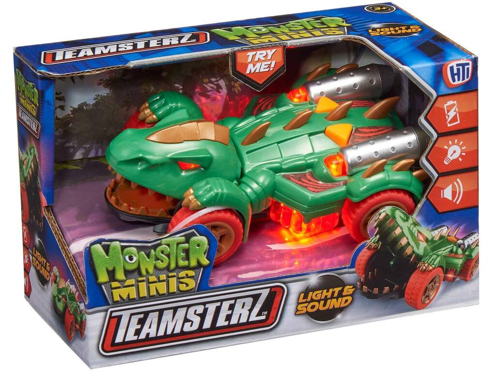 Teamsterz Veicolo Monster Dino con luci e suoni CYP 1417277
