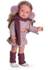 Bella Puppe mit Ohrenschützern 45 cm. Anthony John 28326