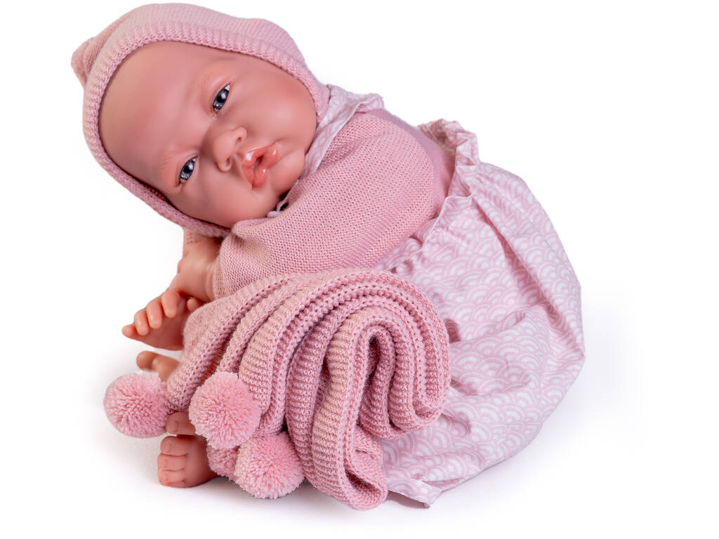 Bambola neonata Nica con gonna 42 cm di Antonio Juan 33342