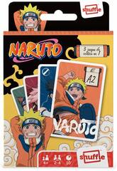 Naruto Kinderspielkarten Shuffle 3 in 1 Fournier 10037630