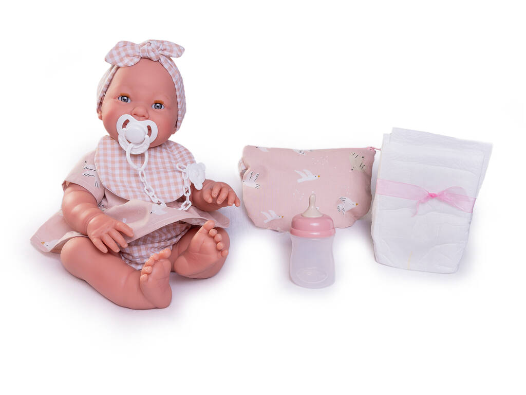 Bambola neonata Mia Pipì con borsa da toilette 42 cm di Antonio Juan 50393