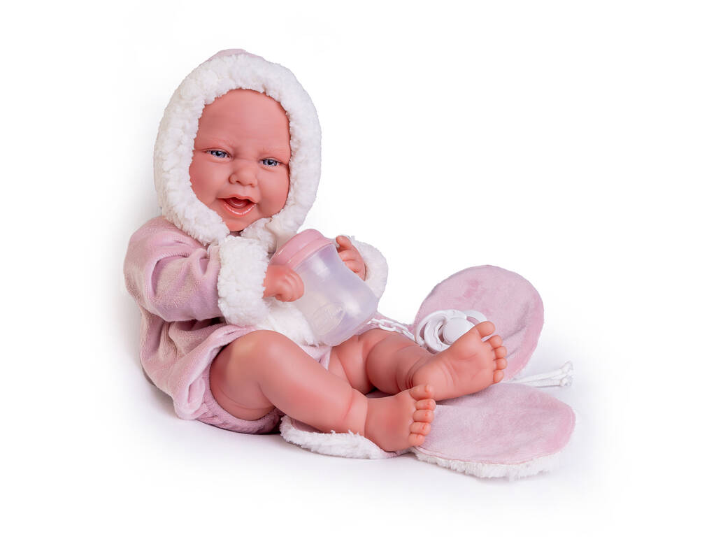 Carla Neugeborene Puppe mit Babitas trocken abwischbar 42 cm von AntonioJuan 50395