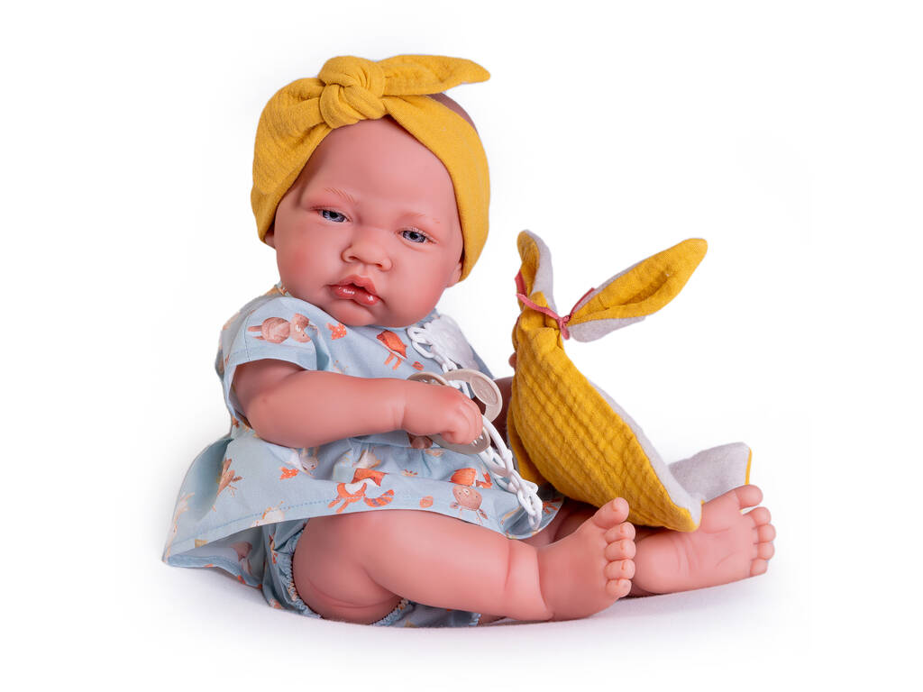 Bambola neonata Primavera con borsa per te 42 cm di Antonio Juan 50396