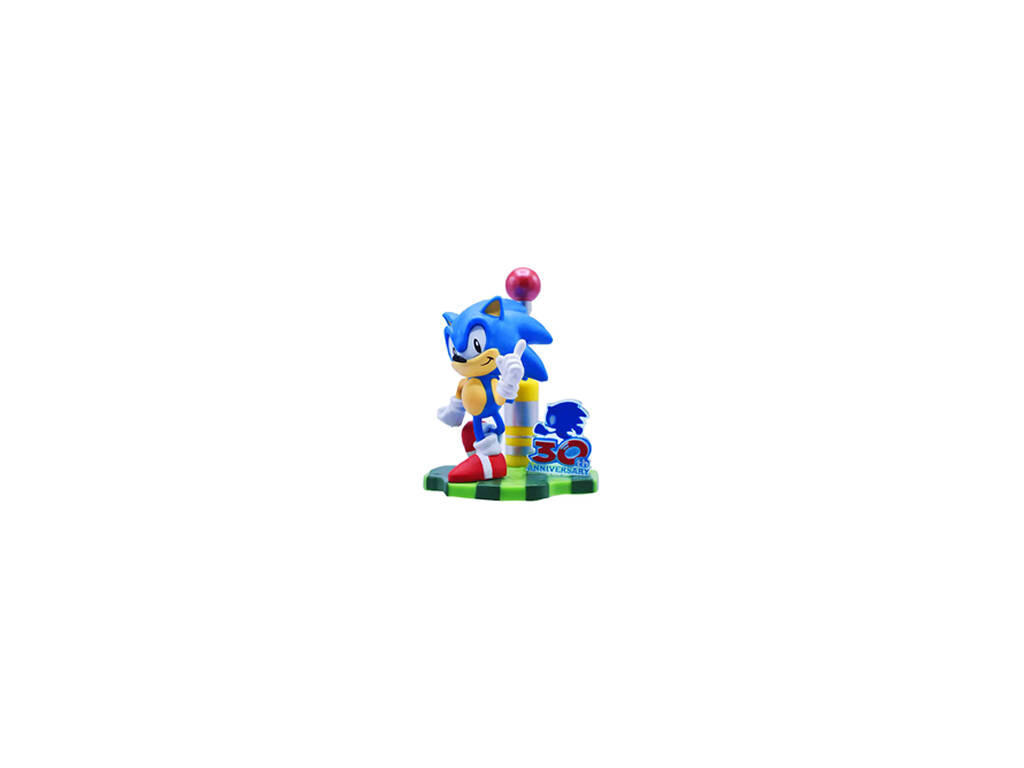 Sonic Figure 8 cm. avec Diorama Bizak 64344123