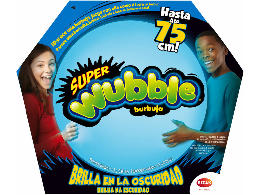 Super Wubble Burbuja Brilla en la Oscuridad Bizak 6294 1220