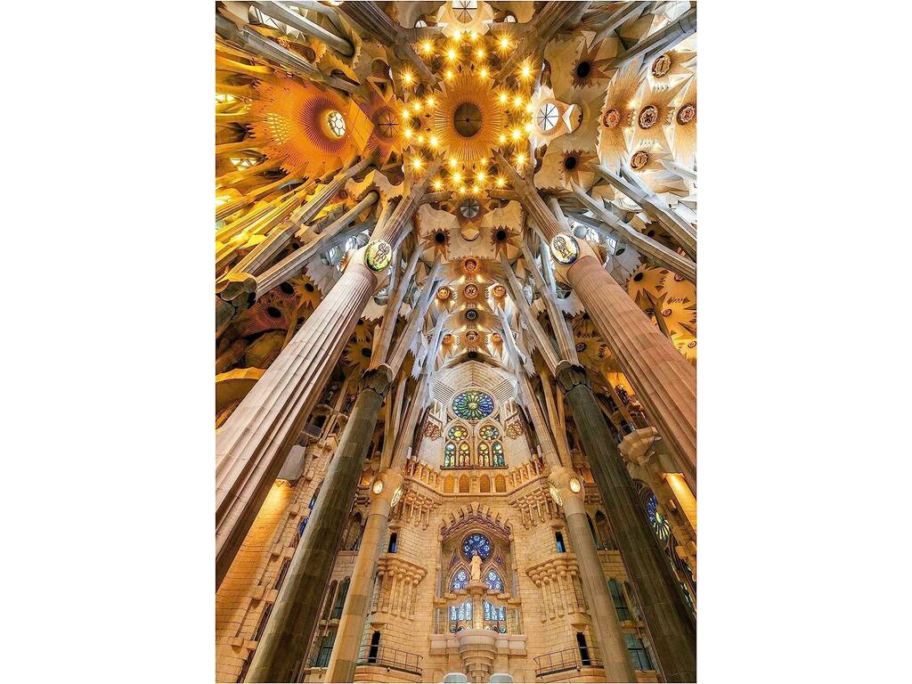 Puzzle 1000 Innenraum der Sagrada Familia von Educa 19614
